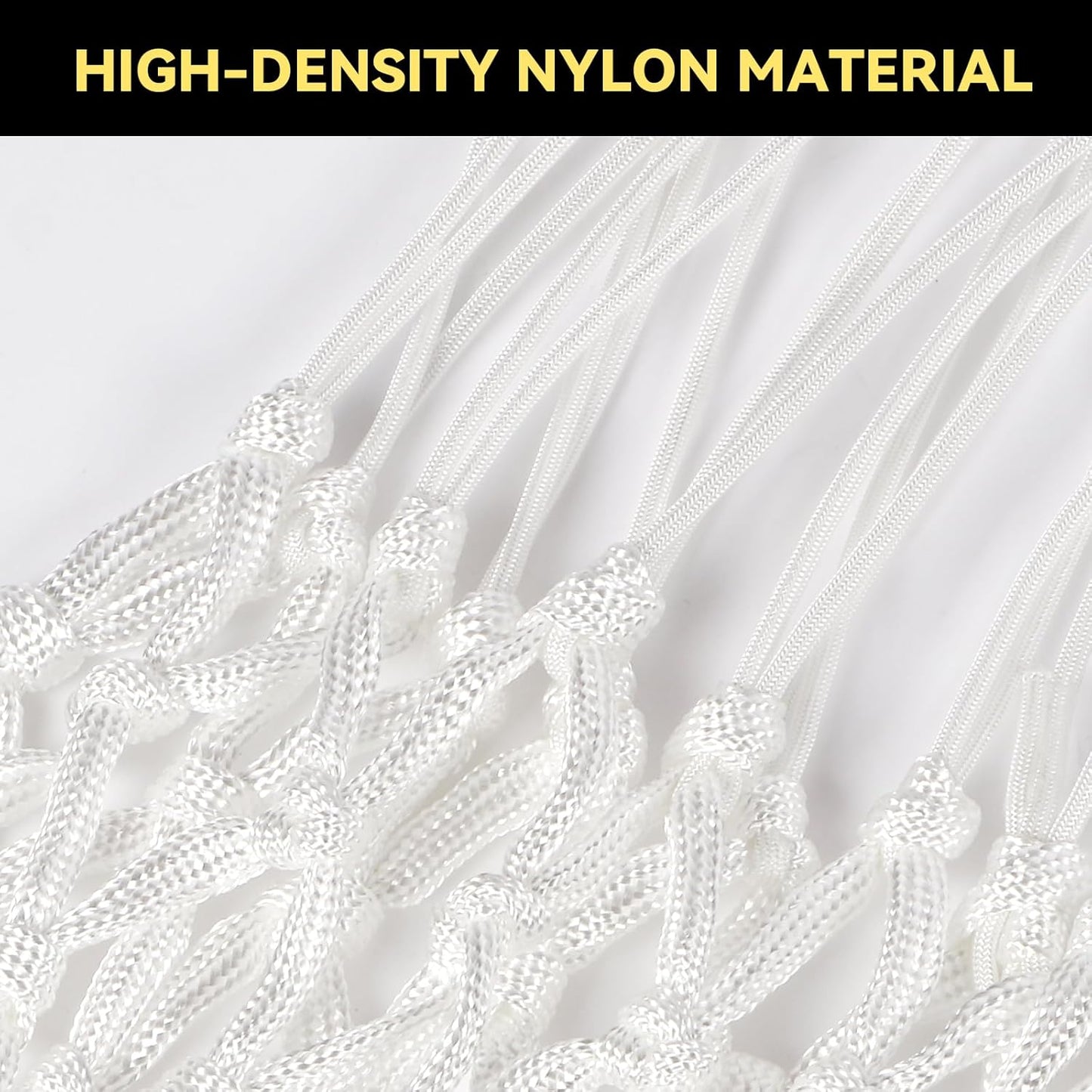 Premium Quality Professional Heavy Duty Basketball Net Replacement - All Weather anti Whip,Fits Standard Indoor or Outdoor 12 Loops Rims12 Loops