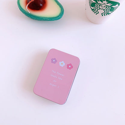Creative Cute Hand Account Material Sticker Storage Iron Box