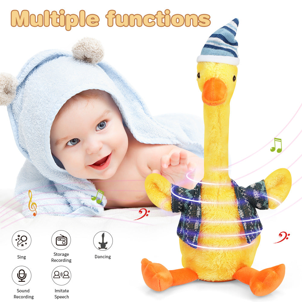Singing And Dancing Twisting Duck Repeating Plush Toys