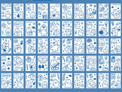 Stickers This Account Material Decorative Stickers 50 Sheets