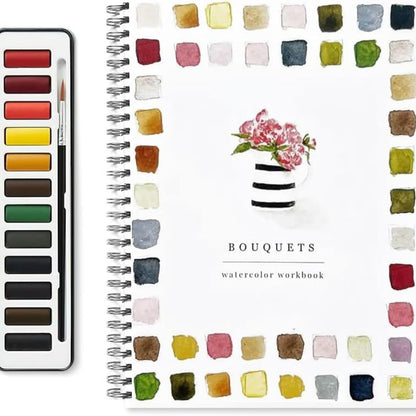Portable Home Watercolor Exercise Book For Beginners
