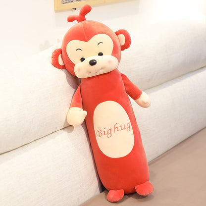 Long Pillow Bed Sleeping Monkey Pillow