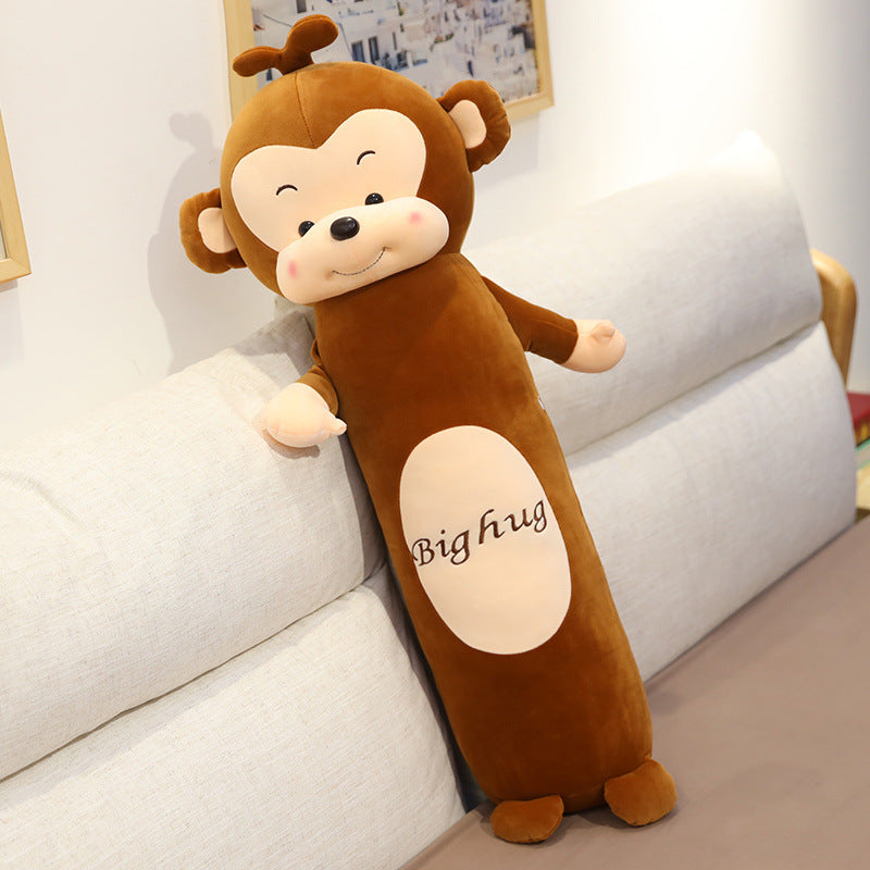 Long Pillow Bed Sleeping Monkey Pillow