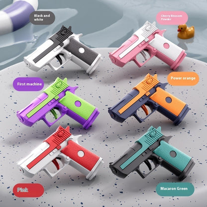 6-color Desert Eagle Water Gun Mechanical Linkage Pressing Rebore Children's Toy - LJ Enterprise