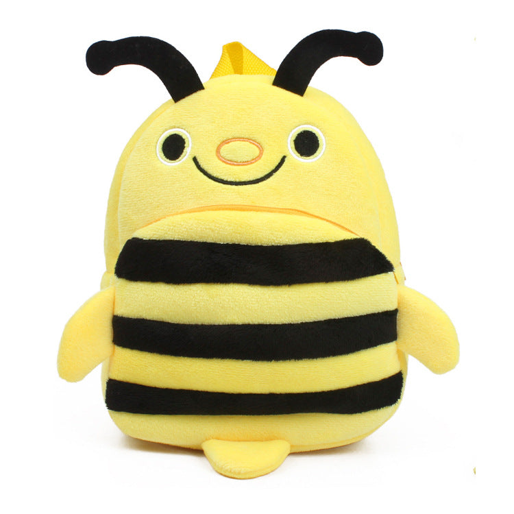 Lovable 1-2 year old small books to prevent loss of cartoon Plush bag baby traction rope one piece