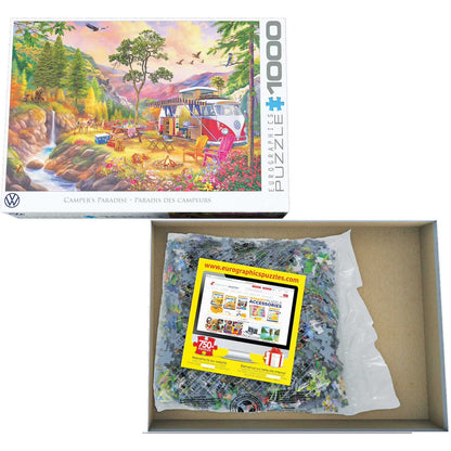 VW Bus - Camper'S Paradise Puzzle, 1000 Piece