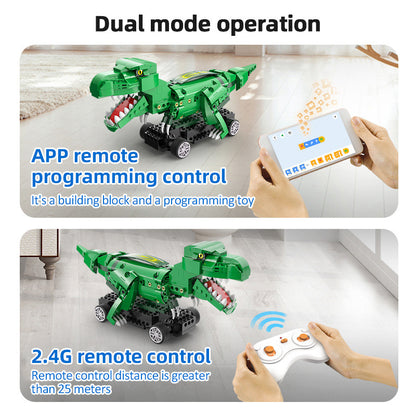Assembled Building Blocks Programmable Remote Control Toy