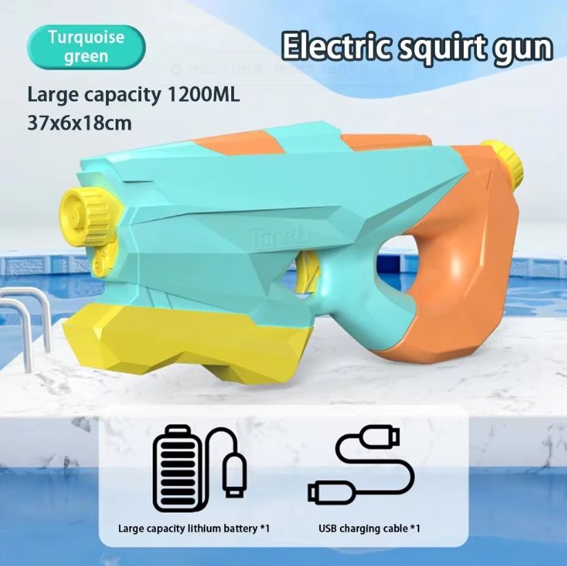 Children's Water Gun - High-Pressure Pull-Back Water Pistol - LJ Enterprise