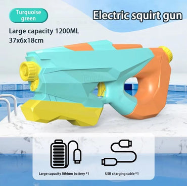 Children's Water Gun - High-Pressure Pull-Back Water Pistol - LJ Enterprise