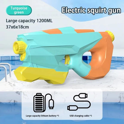 Children's Water Gun - High-Pressure Pull-Back Water Pistol - LJ Enterprise