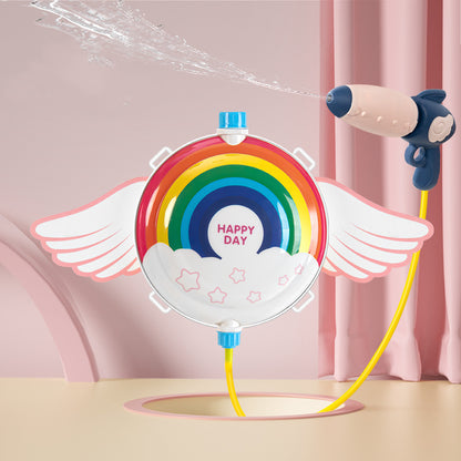 Backpack Water Gun Beach Water Playing Pull-out Water Gun Cartoon Water Spray Toys - LJ Enterprise