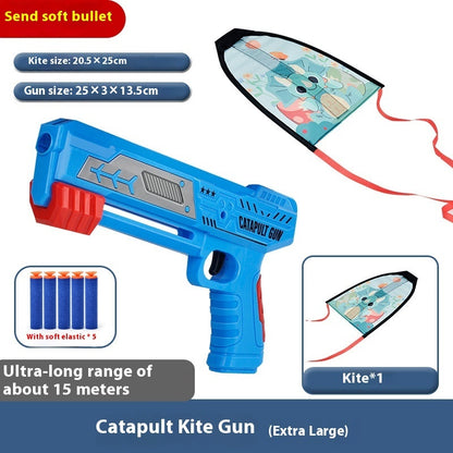 Children's Outdoor Catapult Bubble Plane Launch Gun Toy