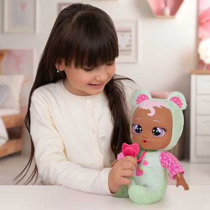 Mealtime Mindy 11.4" Baby Doll W/ 4 Accessories, 15 Sounds and Reactions