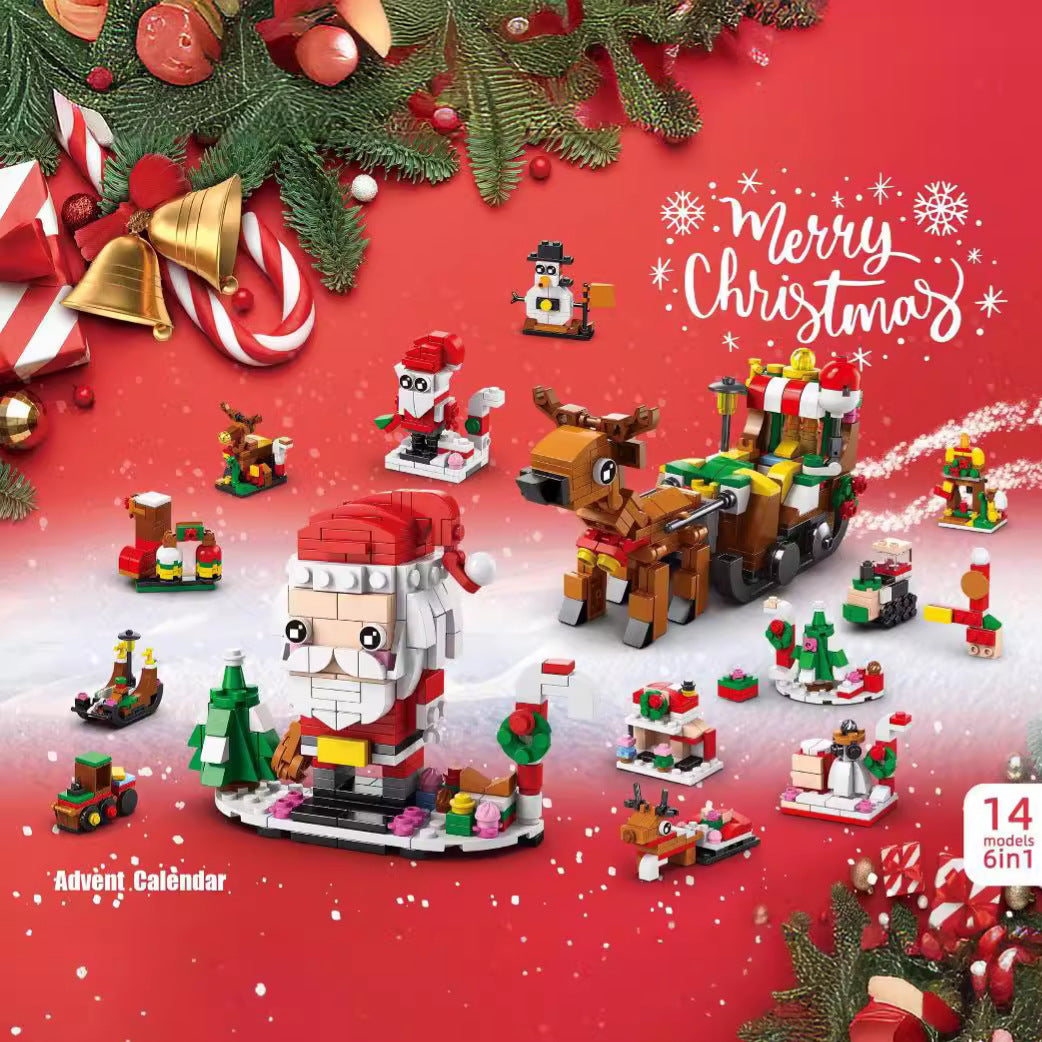 Christmas Blind Box Poking Hole Music Children Assembling