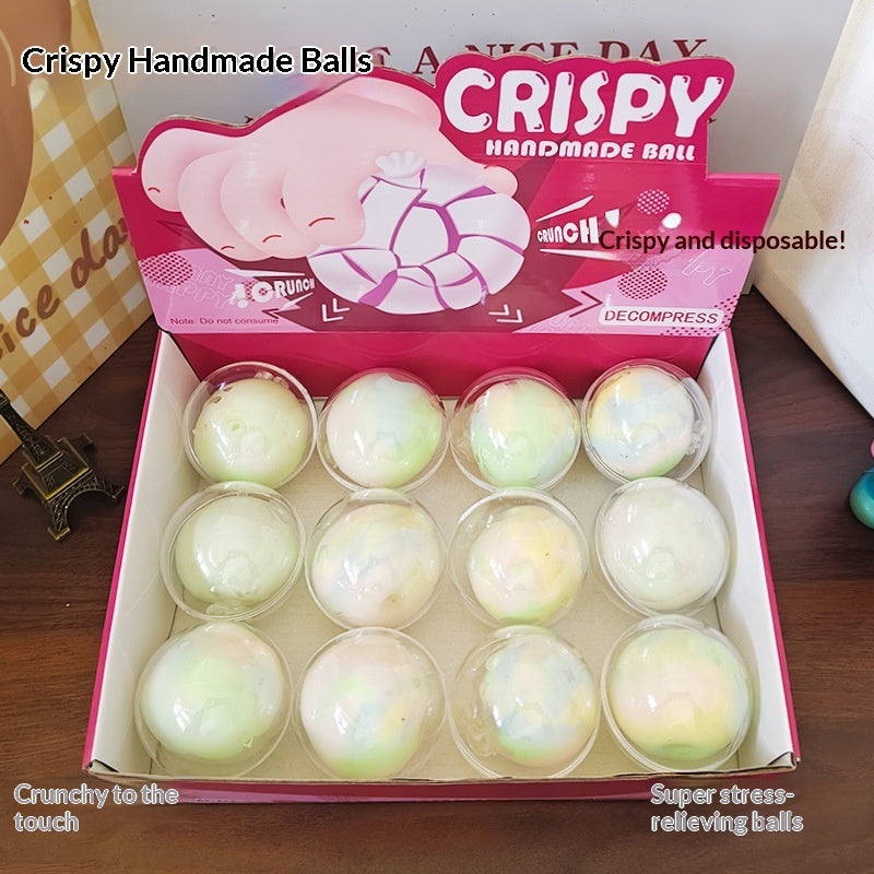 Crispy Squeeze Toy Handmade Ball