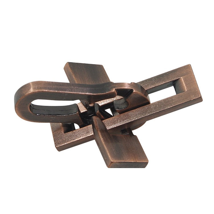Alloy Unlock Ring Nostalgic Magic Educational Toy Intelligence Knot Storage Box Dulcimer Lock