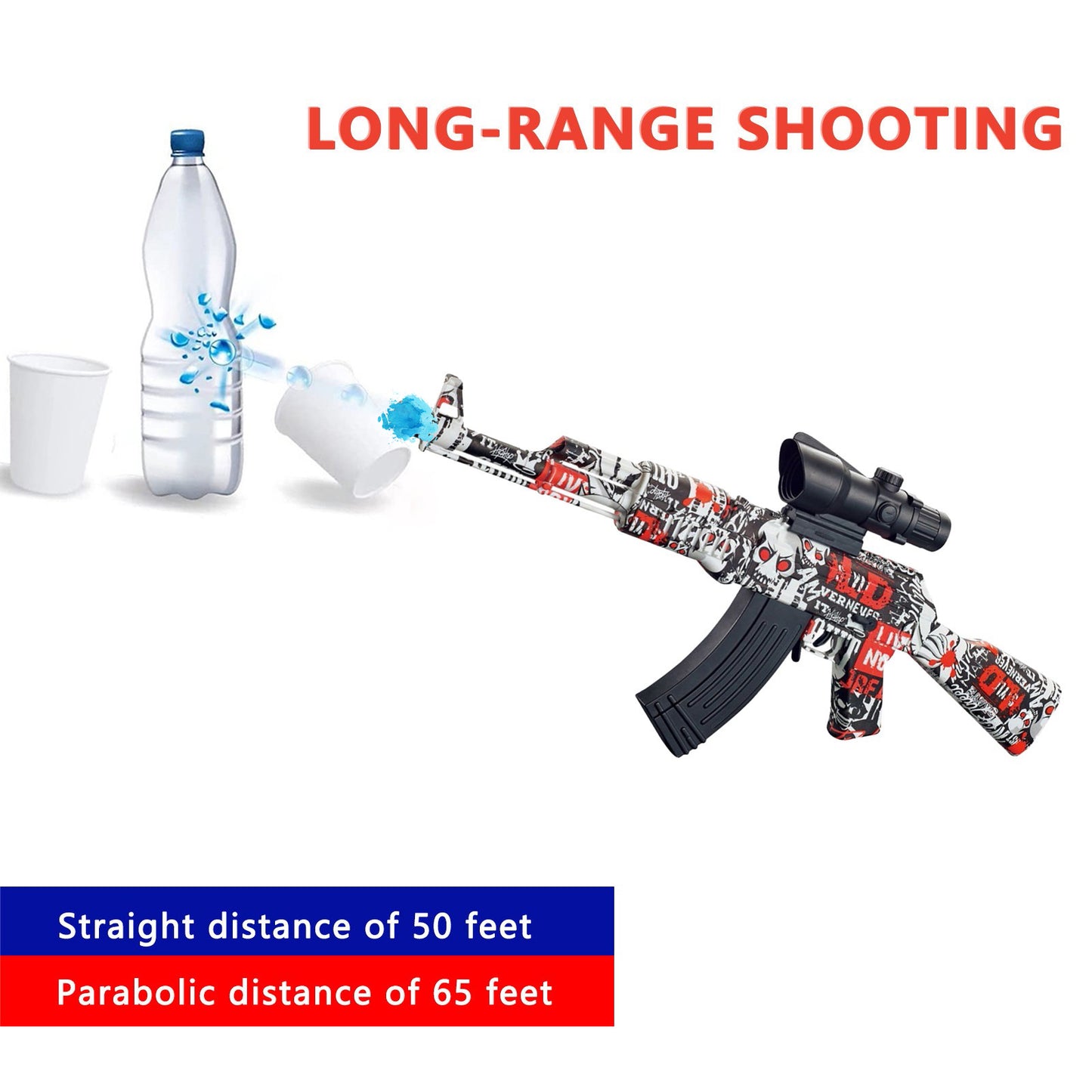 Electric Gel Blaster Gun Water Bomb Toy - LJ Enterprise