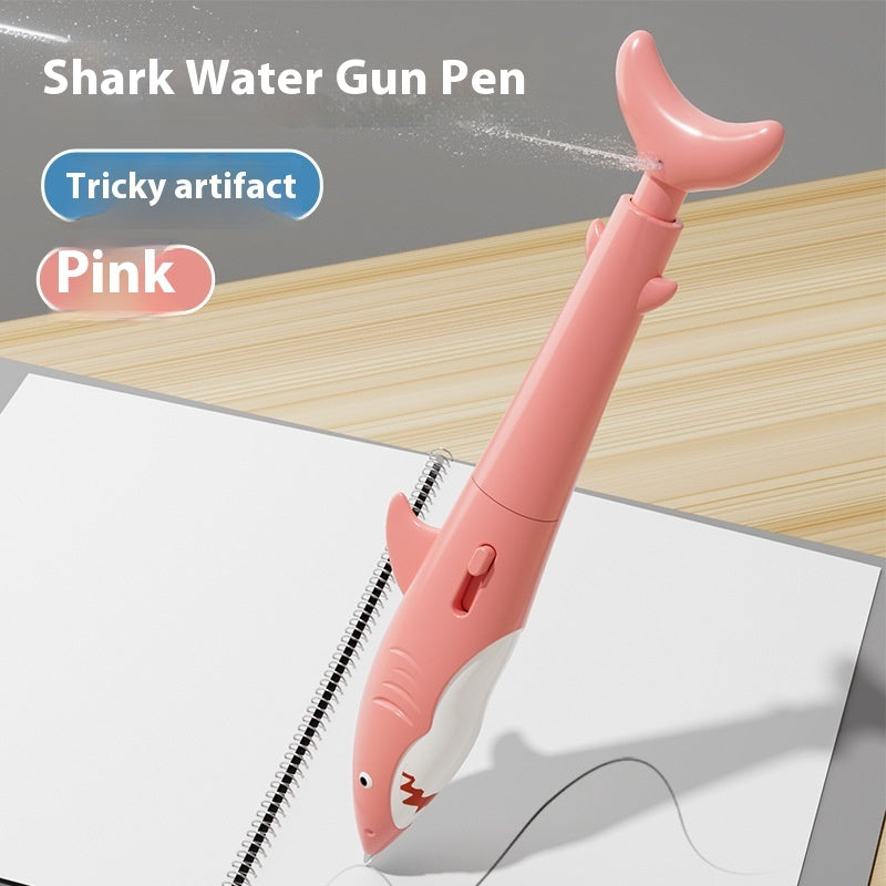 Shark Water Gun Pen Press Water Spray Ballpoint Pen - LJ Enterprise