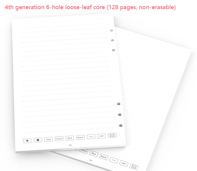 Loose Spiral Notebook Filling Paper