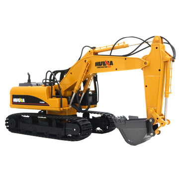 Remote Control Engineering Semi Alloy Toy Remote Control Electric Excavator With Gripper And Drill Bit