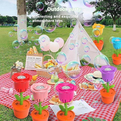 Sunflower SUNFLOWER Potted Charging Automatic Bubble Machine