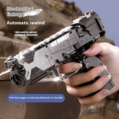 Children's Ice Burst Water Gun Toy Manual Continuous Firing - LJ Enterprise
