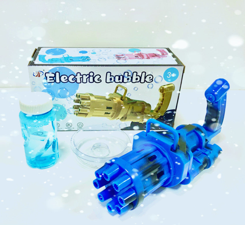 Semi-Automatic Electric Bubble Machine Toy
