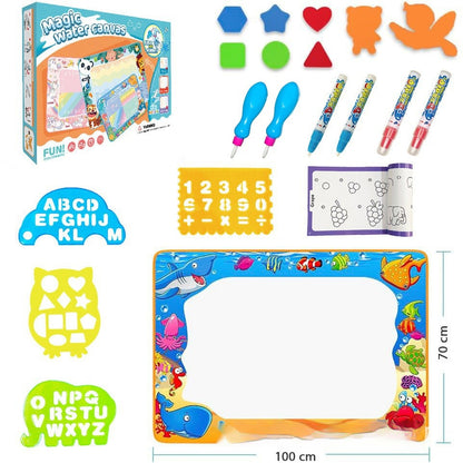 Magical Water Canvas Painting Carpet Graffiti Puzzle Early Education Toy