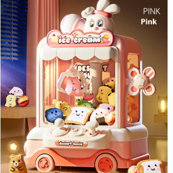 Electric Clip Doll Gashapon Machine Children Mini Claw Machine