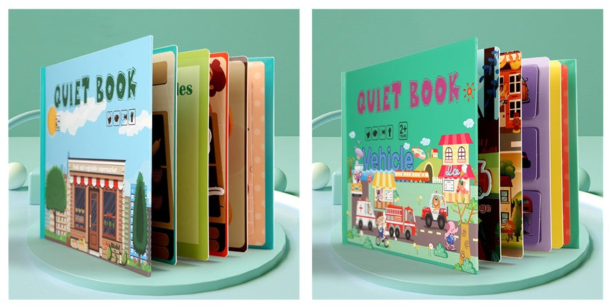 Children's Educational Wooden Books To Read