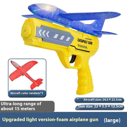 Children's Outdoor Catapult Bubble Plane Launch Gun Toy
