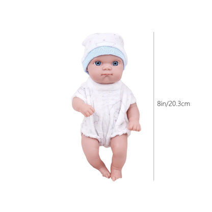 Reborn Babys Doll Toys for Ages 2-4 Girl Toys Kids Toys 8-Inch Mini Babys Dolls for 2 Year Old Girls - Savings