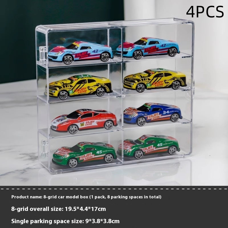 Plastic Acrylic Dustproof Toy Storage Box
