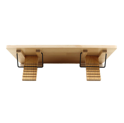 Solid Wood Reading Books On The Desk Shelf