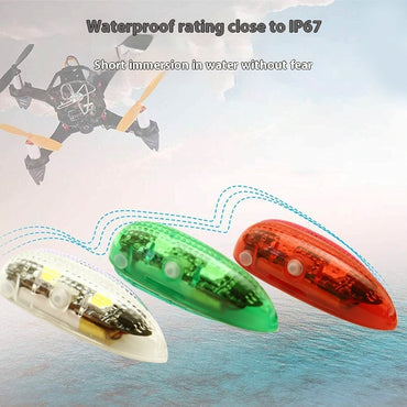 V3 Wireless Charging Waterproof Navigation Light Car Model Ship Model Fixed Wing A Running Light