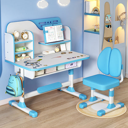 Portable Height-adjustable Childrens Study Desk For Home Use