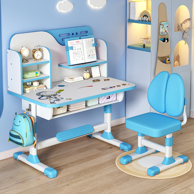 Portable Height-adjustable Childrens Study Desk For Home Use